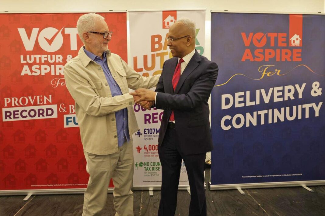 Corbyn slammed for supporting “undemocratic and secretive” Aspire Party Corbyn slammed for supporting “undemocratic and secretive” Aspire Party